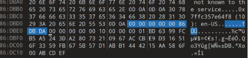 Figure 1 - The first eight bytes